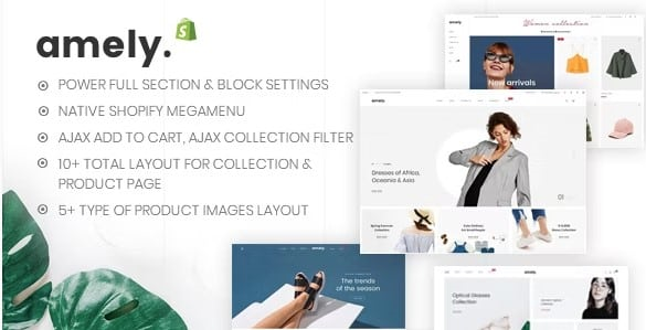 AMELY – CLEAN & MODERN SHOPIFY THEME